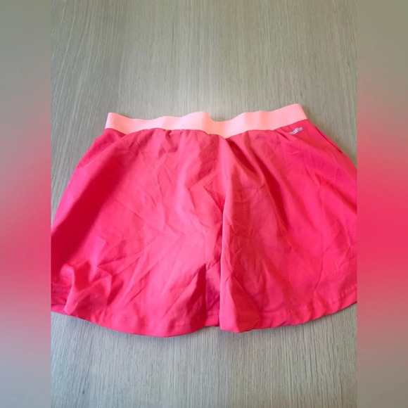 Adidas Women Neon Tennis skirt with shorts size Small 1002 - Picture 7 of 11